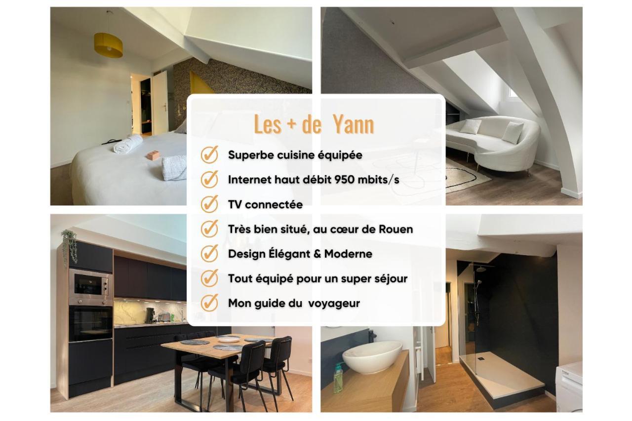 Rouen - Bienvenue Chez Fernando Apartment Bagian luar foto